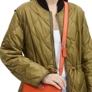 EUC Coach Crossbody Strap Orange Leather